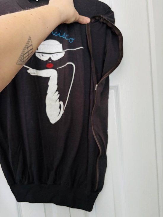 RARE 1980's SAN FRANCISCO Full Side Zip Tank - Picture 4 of 5